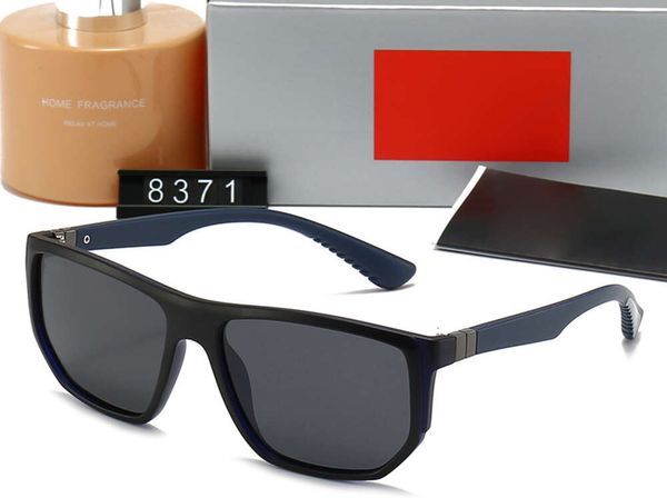 New Polarized Sunglasses with Square Frame, Fashionable and Trendy Casual Unisex Sunglasses, 8371