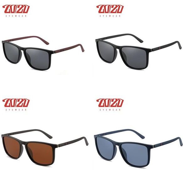 20 20 Design Brand New Polarized Sunglasses Men Fashion Trend Accessory Male Eyewear Sun Glasses Oculos Gafas PL400 Z12102095