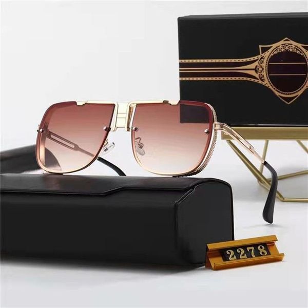 High Quality Designer Top New dita Fashion Sunglasses 2278 Man Woman Casual Glasses Brand Sun Lenses Personality Eyewear With Box 308u