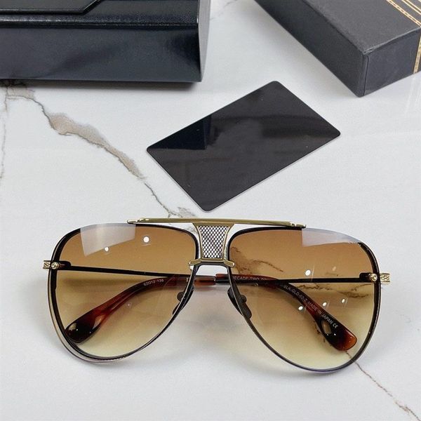 A Dita DECADE TWO Top Original high quality Designer Sunglasses for men famous fashionable Classic retro luxury brand eyeglass Fas299I