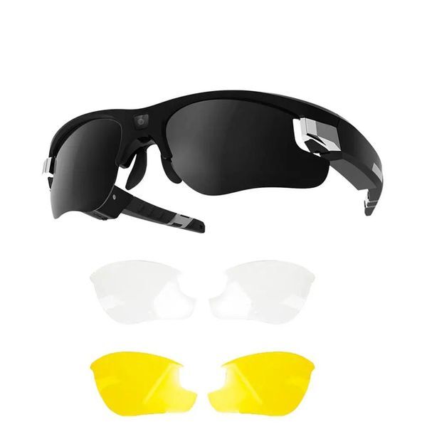 Sunglasses Sports Mini Sunglasses Camera Headset HD1080P Smart Camera Glasses Multifunctional Bluetooth 200W Pixel Polarized Smart Glasses
