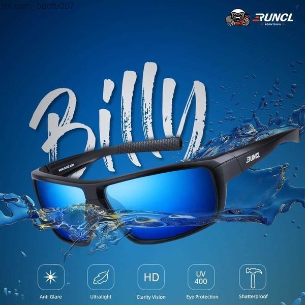 Sunglasses RUNCL Polarized Floating Sunglasses Sports Fishing Glasses Men&#039;s Outdoor Bicycle Camping Driving Surfing Z230717