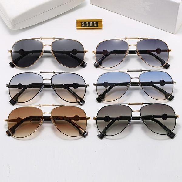 Luxury Men Designer Classic Aviator Sunglass Women Casual Pilot Sunglasses Men Fashion Sun Glass Sunglass Narrow Metal Frame Drive 2212234QS