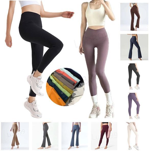 Lu Align Lulemen Womens leggings designer Yoga align Lu cropped outfits lady sport pant exercise fitness wear running gym slim fit align pants