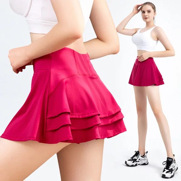 Dresses Cloud Hide Women Golf Tennis Skirts Sports Pocket Pleated Skirt Fitness Girl Dancing Shorts Quick Dry Gym Workout Running Skorts