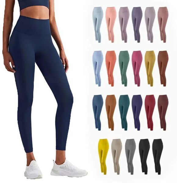 Leggings Women Womens Pants Sports Gym Wear Legging Elastic Fiess Lady Overall Full Tights Workout Set Yoga Pant Size S-3XL