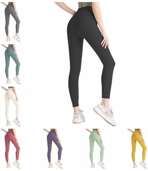 Yoga pants lu align leggings yoga Womens Shorts Cropped pants Outfits Lady Sports Ladies Pants Exercise Fitness Wear Girls Running Leggings gym slim fit align leg