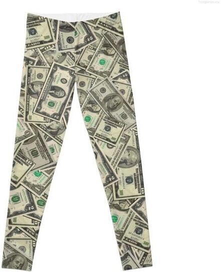 Active Pants All US Dollar Bills In One GiftLeggings Gym Wear Women Yoga Pants?