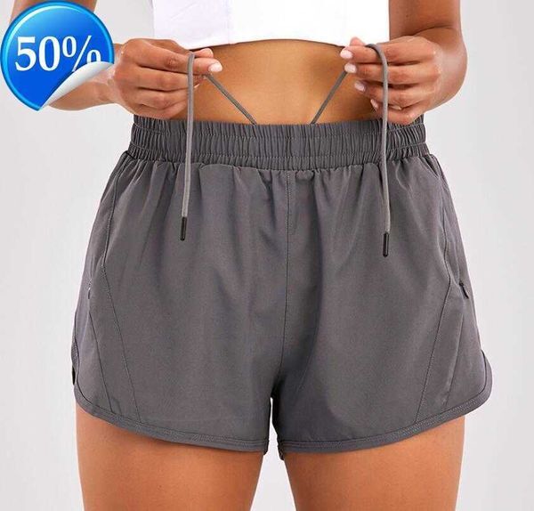 Lu-19 Breathable Zipper Yoga Hotty Hot Shorts Gym Clothes Women Underwear Outdoor Running Fitness shorts Hot Pants Leggings2ESSESSESS