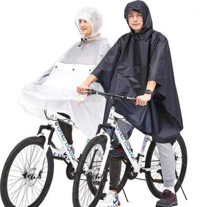 Rain Gear QIAN Impermeable Women's Raincoat Eco-friendly TPU Bicycle Coat