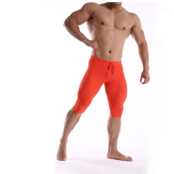 Men Sport Sexy Mesh Tights Leggings Compression Pants Breathable Fitness Running Workout Training Leggins Shorts