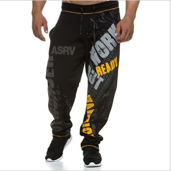 Running Jogging Pants Men Cotton Soft Bodybuilding Joggers Sweatpants Harem Long Trousers Fitness Sport Training Pants 210930