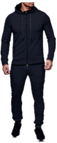 Autumn Winter Warm Jogging Suits For Men Outdoor Sport Wear Running Gym Set Hoodies And Pants 201210