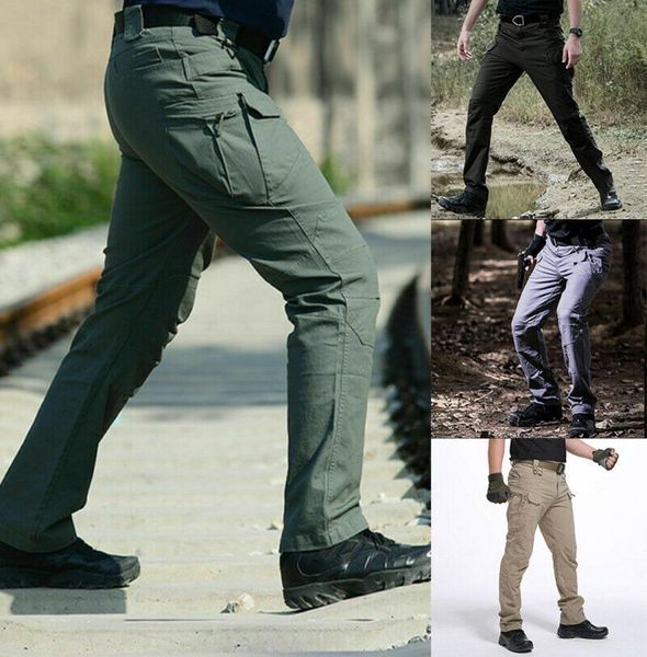 Men Militar Tactical Cargo Outdoor Windproof Pants Combat Swat Army Training Pants Sport Trousers for Hiking Hunting6055835