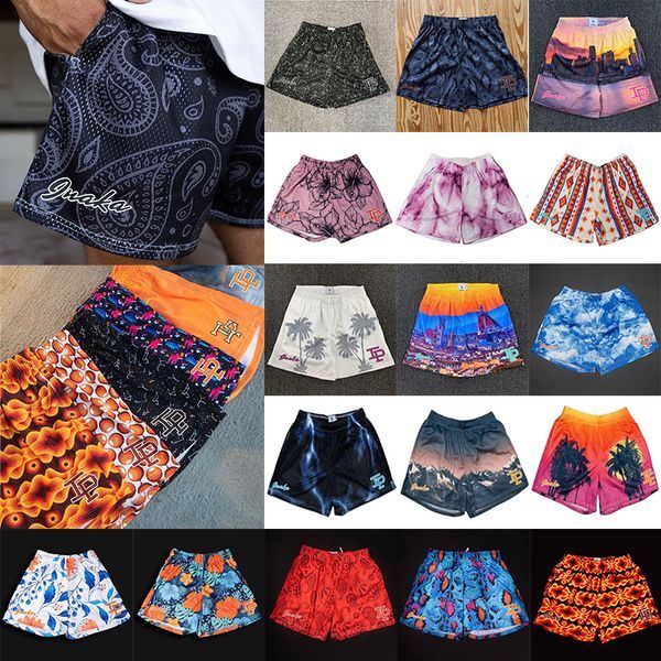 23ss Inaka Power mens mesh shorts designer womens IP print swim shorts men s basketball running bohemia short pants size M/L/XL/XXL/XXXL new style