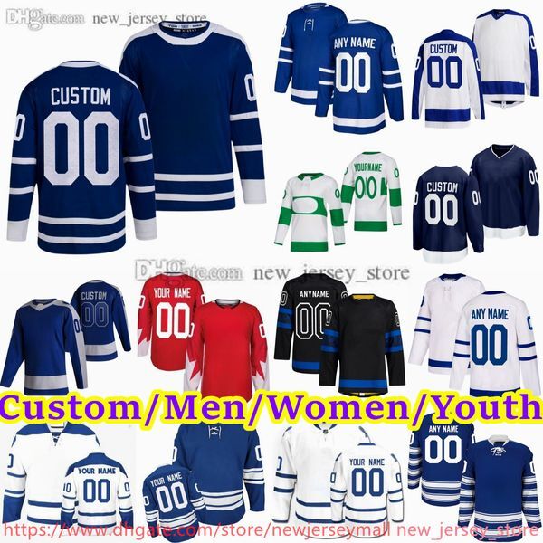 New Ice Hockey 34 Auston Matthews Jersey Stitch 16 Mitchell Marner Morgan Rielly John Tavares William Nylander Max Domi Ryan Reaves Tyler Bertuzzi Jerseys Home away