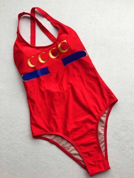 swimsuit bathing suits woman classic Letter Print One-piece swimsuits Charming Bikini Beach Ladies designer swim Suit Fashion swimwear