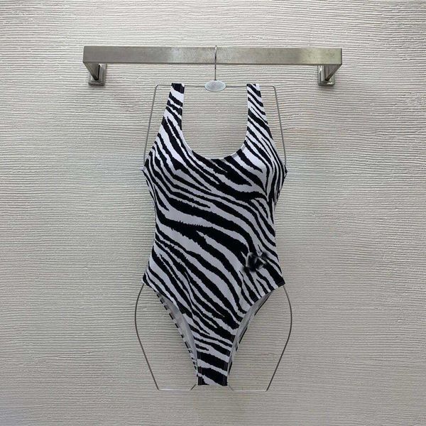 23ss Swimwear Womens Bikini Designer Bathing Suit Animal Print U-neck Backless Tight-fitting One-piece Swimsuit Women Clothes