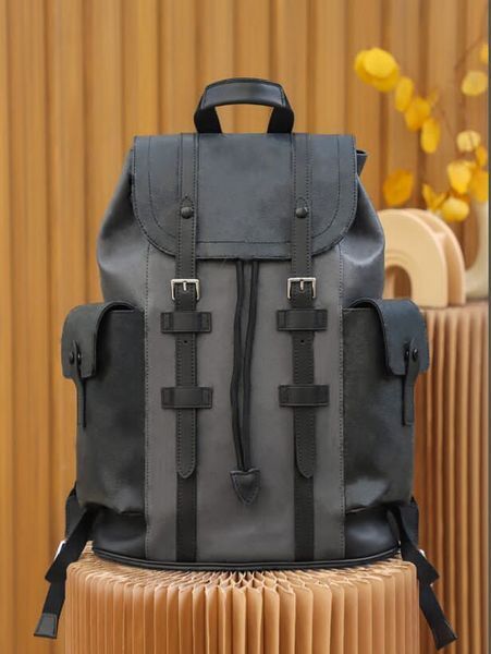 2022 A5 Designer Men Backpack Leather Fashion With lock High capacity Backpacks Top handle HandBags Outdoor Sports Back Pack Totes Eclipse Crossbody men Bags M45876