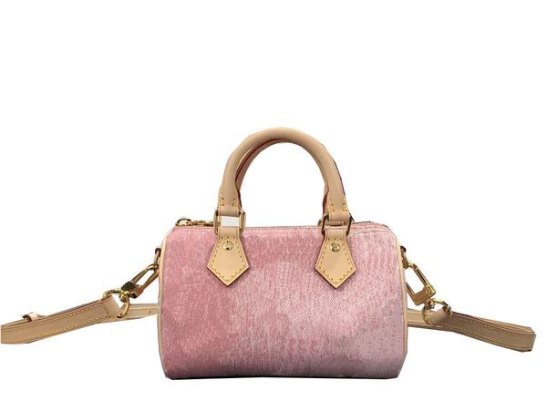Shoulder Bag Nano Speedy Designer Women&#039;s Luxury Handbag Classic Canvas Colorful Leather