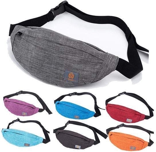 Waterproof Running Belt Bag Woman Fanny Pack Men Women Waist Pack Fashion Phone Pouch Nylon Sports Waist Bag Bum Bag Unisex Hot 201118