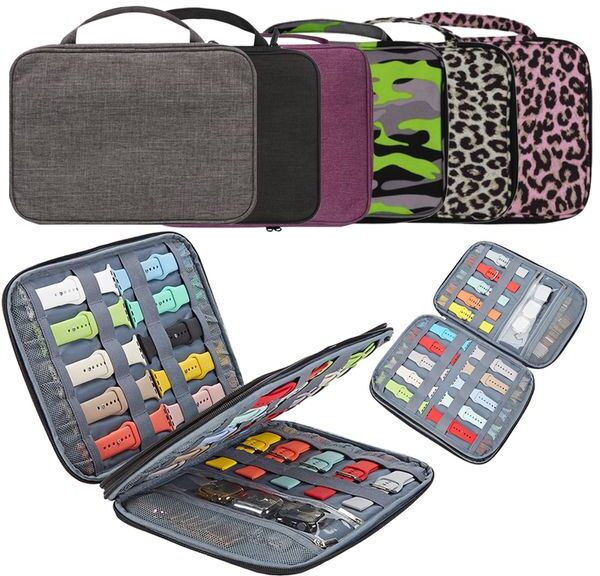 Professinal Portable Watch Organizer for Strap Travel Carrying Case band Storage Bag Pouch Bags 220617