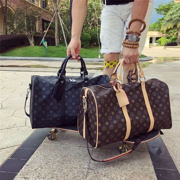 2022 luxury fashion men women high-quality travel duffle bags brand designer luggage handbags With lock large capacity sport bag size54CM