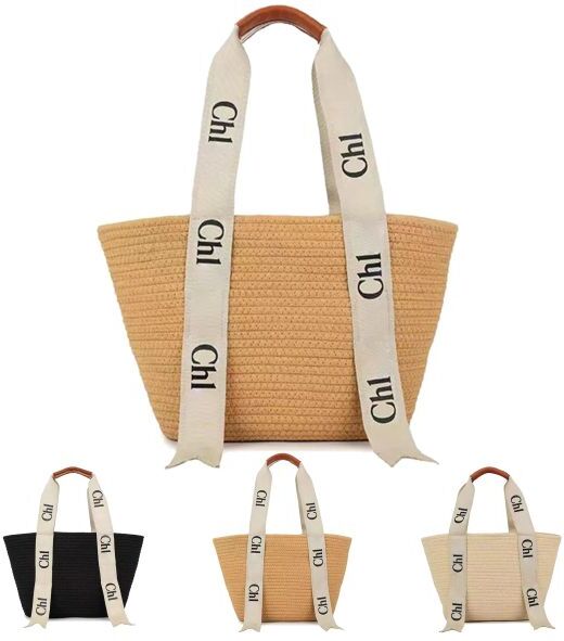 Woody Basket Raffias large Beach Designer Bag Straw pochette 10A Womens weekender Shoulder weave shop the tote Bag Luxurys handbag mens Crossbody summer travel bags