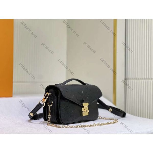 Luxury Designers Handbags Shoulder Crossbody Bag Embossed Pochette Messenger Bags Women Totes Chain Purses Metis East West with S-lock Closu