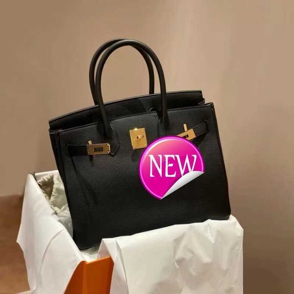 AABkin BKing Designer Totes Bag Home Gold Button Capacity Women&#039;s Genuine Leather One Shoulder Crossbody Bag Handbag 3ODR