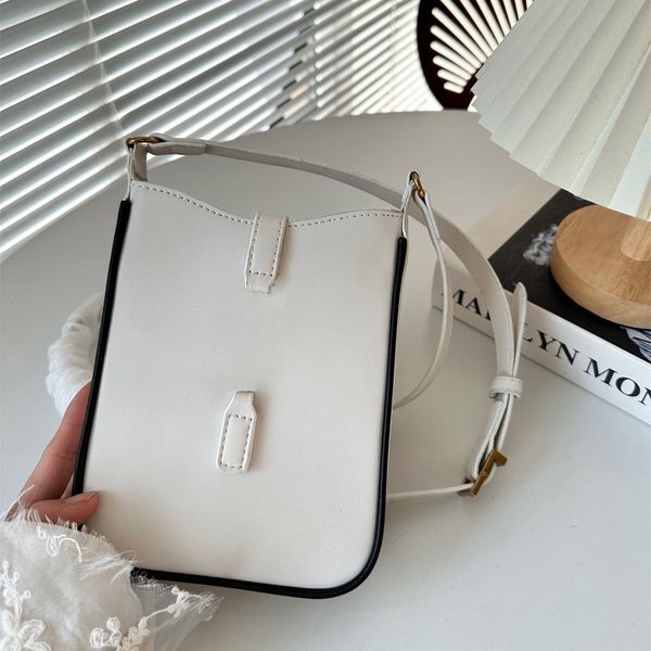 mini phone bag designer woman new small crossbody bags black white shoulder bag coin phones keys handbag kids cute cross body bags children luxurys handbags with box