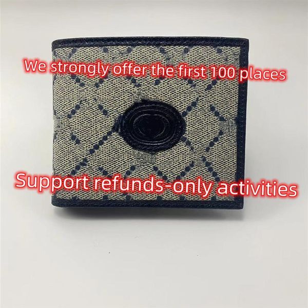 High-end leather designer short wallet men&#039;s and women&#039;s new certificate credit card lipstick key bag fashion small exqu293f