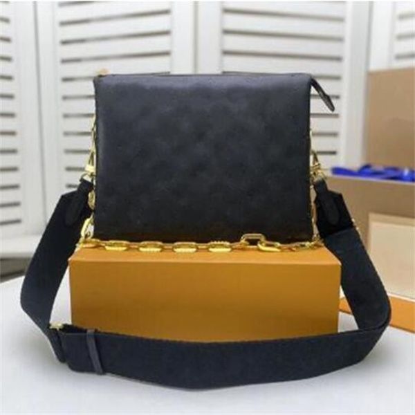 Designer Woman bag Handbag Shoulder Bags Chain zipper Purse Leather shoulder messenger cross body clutch fashion with Dust bag
