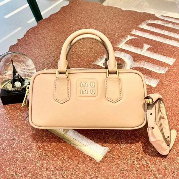 Top quality Miui Lolita Arcadie lady Hobo bags Tote handbag fashion Genuine Leather Luxury Designer top handle travel Clutch Bag Womens mens Cross Body Shoulder Bags