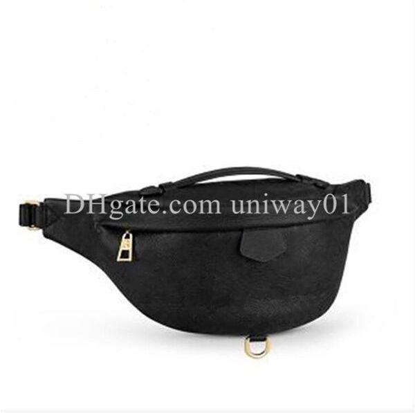 Woman waist bag chest handbag embossed patterns men purse flower serial number quality shoulder bags handbags whole luxury des246w