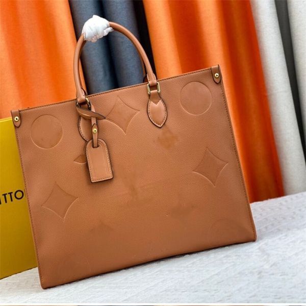 Fashion ONTHEGO M44925 WOMEN luxurys designer bags genuine leather totes handbags messenger crossbody Men travel shoulder bag briefcase Wallet purse