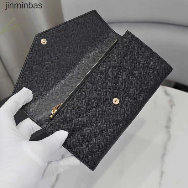 Luxury Design Bag Shop Wholesale and Retail Y&#039;s Classic v Box Small Fragrance Women&#039;s Long Wallet Card Bag Caviar Leather Flap Busins Credit Holder