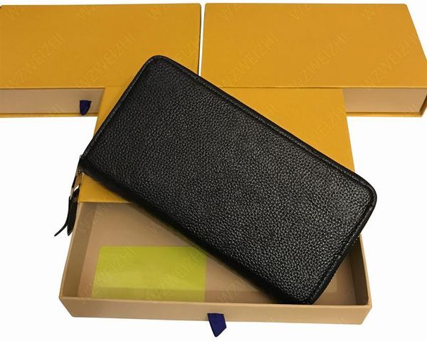 Women&#039;s large capacity embossed leather wallet purse handbag Clutch Bags multi card zipper card bag Coin Purses M60171288D