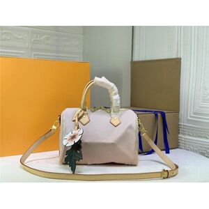 Designer Luxury Speedy Bandouliere 25 M45724 Rose Bag clair Giant Express Hand 2021 Size:25.0 19.0 15.0CM