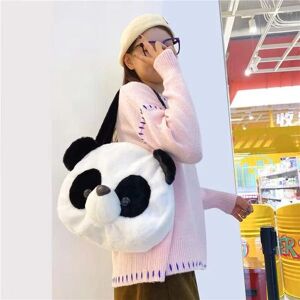 Duffel Bags Fashion Plush Cartoon Panda Handbag Large Capacity Cute Shoulder Bag Soft Girl Tote Ladies Shopper