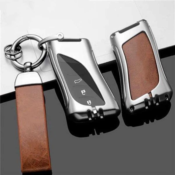 Alloy Car Cover Case Holder Shell for Lexus NX ES UX US RC LX GX IS RX ES350 LS500 LS500H Lc500h Es300h Key Bag Keychains