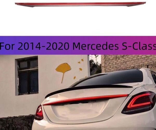 Car Styling for 20 14-20 20 Mercedes S-Class S300 S320 S350 S400 Through Trunk Rear Taillight LED DRL Brake Lamp Auto Accessories