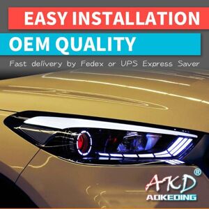 Other Lighting System AKD Car Styling Headlights For Tucson 2021-2021 LED Headlight DRL Head Lamp Projector Automotive Accessories