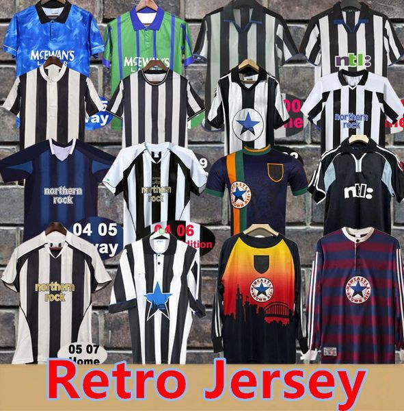 SOCCER jerseys 94 95 96 97 98 99 00 01 04 05 06 SHEARER Retro HAMANN SHEARER PINAS BARNES 1984 95 1997 OWEN classic FOOTBALL SHIRTS COLE NewcastleS