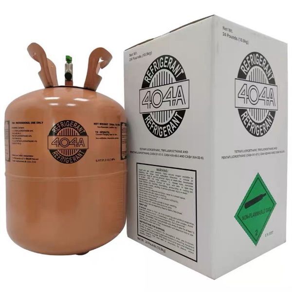Freon Steel Cylinder Packaging R410A R22 R134A 404A 30lb Tank Cylinder Refrigerant for Air Conditioners