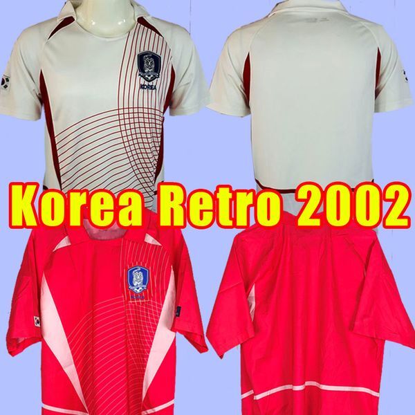 2002 South Korea retro soccer jersey C G SONG Ahn Jung-hwan M B HONG Park Ji-sung T Y KIM vintage classic football shirt 02 04 2004 2003