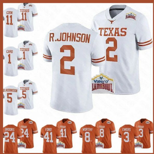 11 Sam Ehlinger Texas Longhorns College Football Jersey Ricky Williams Arch Manning Roschon Johnson Bijan Robinson Hudson Card Overshown Jay