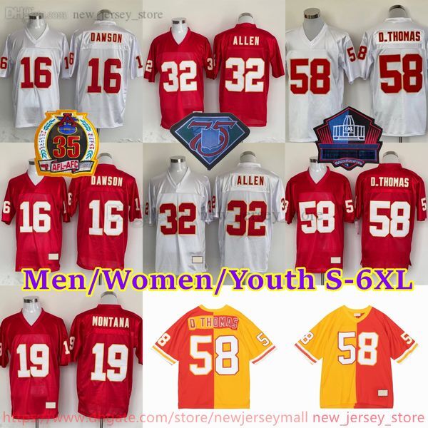 Custom S-6XL Throwback 1960-1999 Football 19 Joe Montana Jersey Stitch 32 Marcus Allen 31 Priest Holmes 68 Will Shields 18 Emmitt Thomas 89 Otis Taylor Vintage Priest