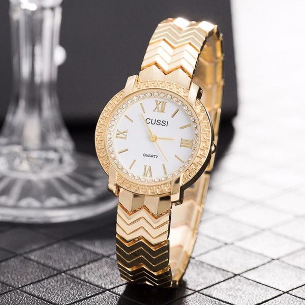 Womens Watches Golden Luxury Ladies Bracelet Watch Quality And Stylish Quartz Wristwatch Valentine&#039;s Gift Wristwatches