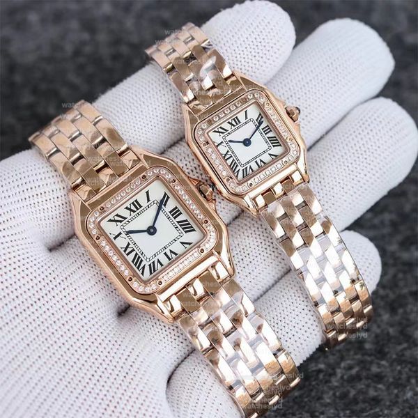 Women watch for ladies Designer Watch Square fashion quartz movement watches Women gold and silver watches Montre de Luxe business Luxury watch with box